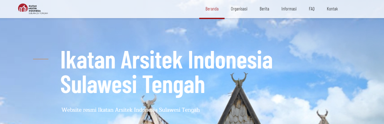 "screenshoot of IAI Sulteng