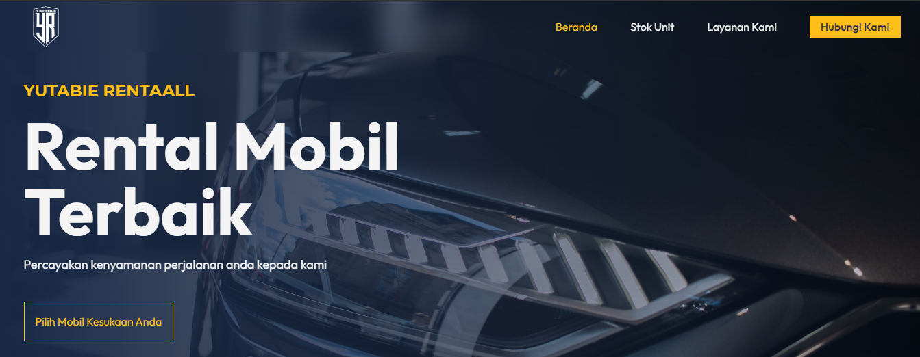 "screenshoot of Yutabie Rental